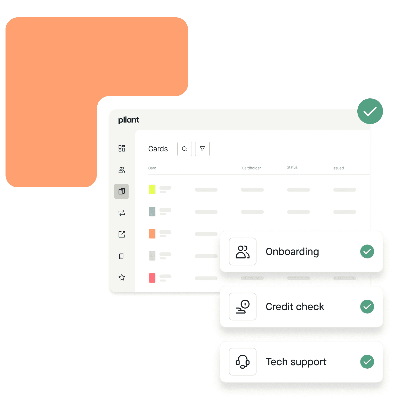 Pliant has a very fast onboarding process