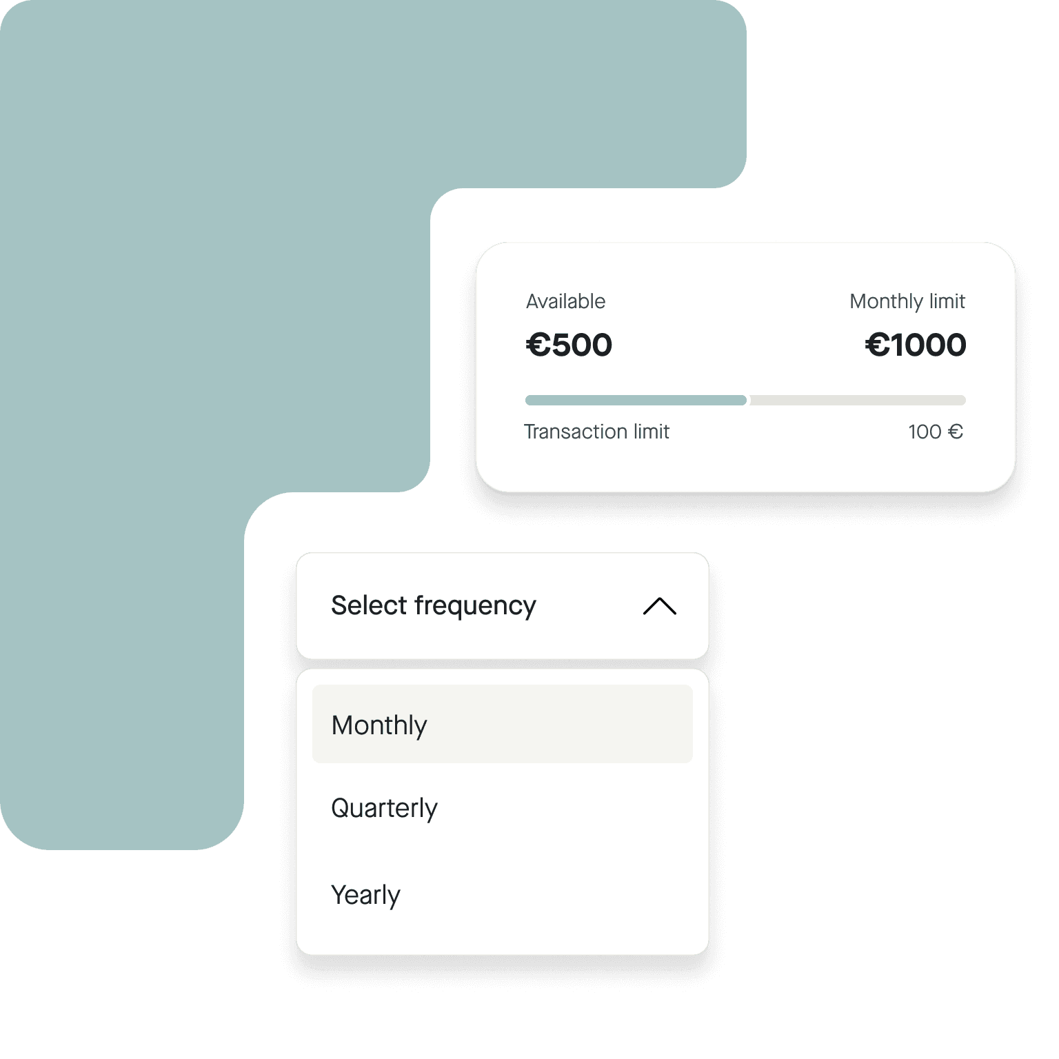 Pliant change card limit & frequency