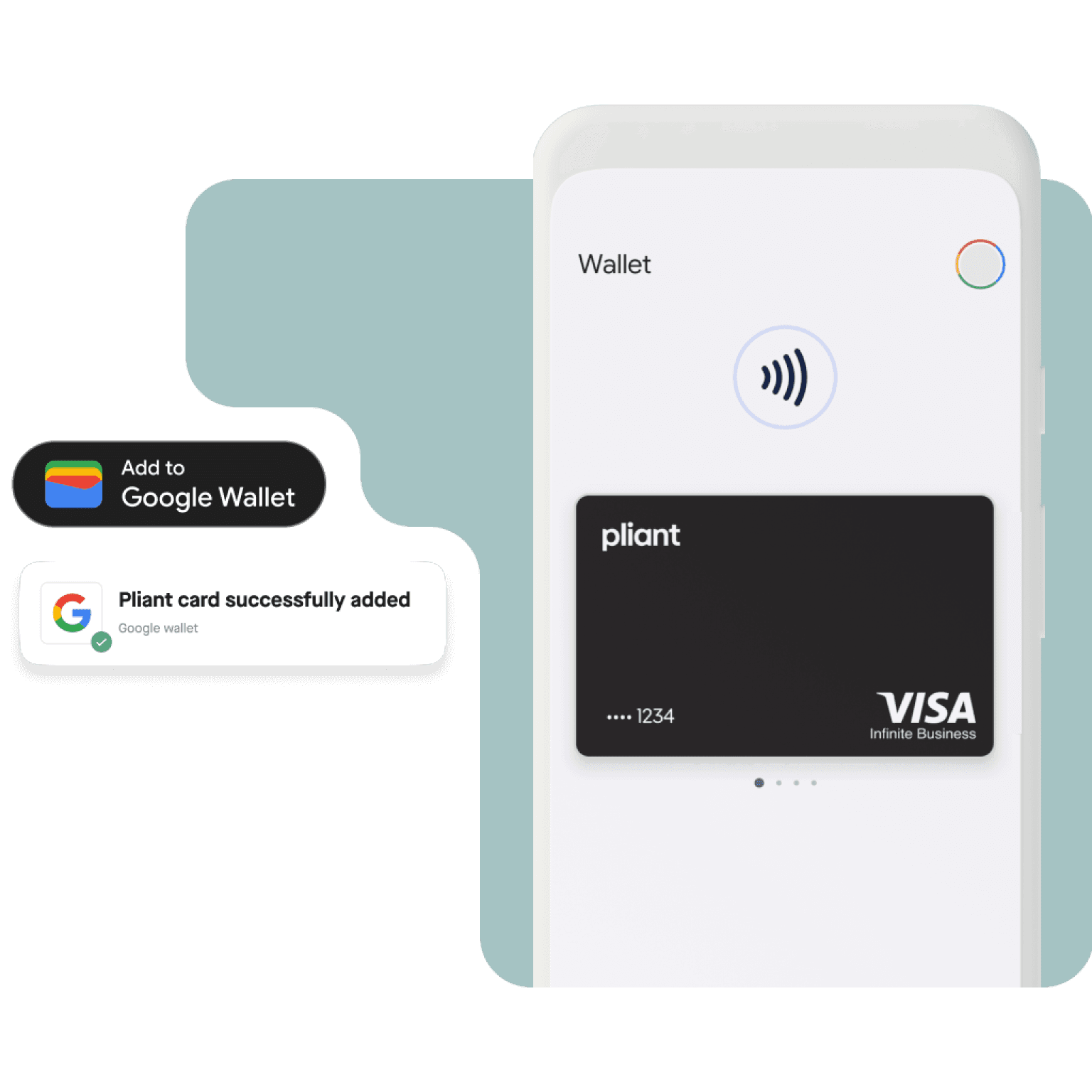 Use Pliant cards with Google Pay on mobile devices