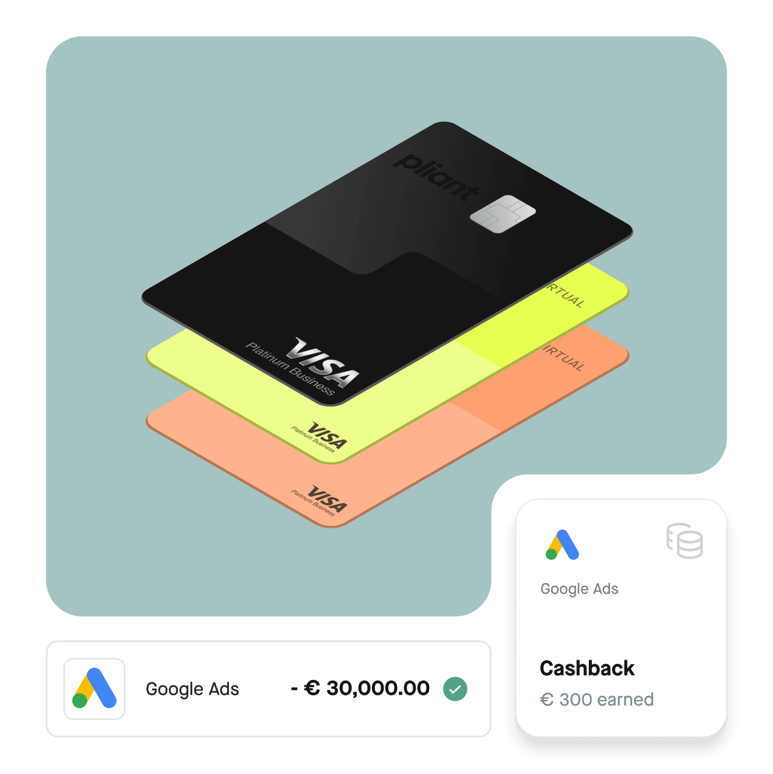 Pliant business credit cards