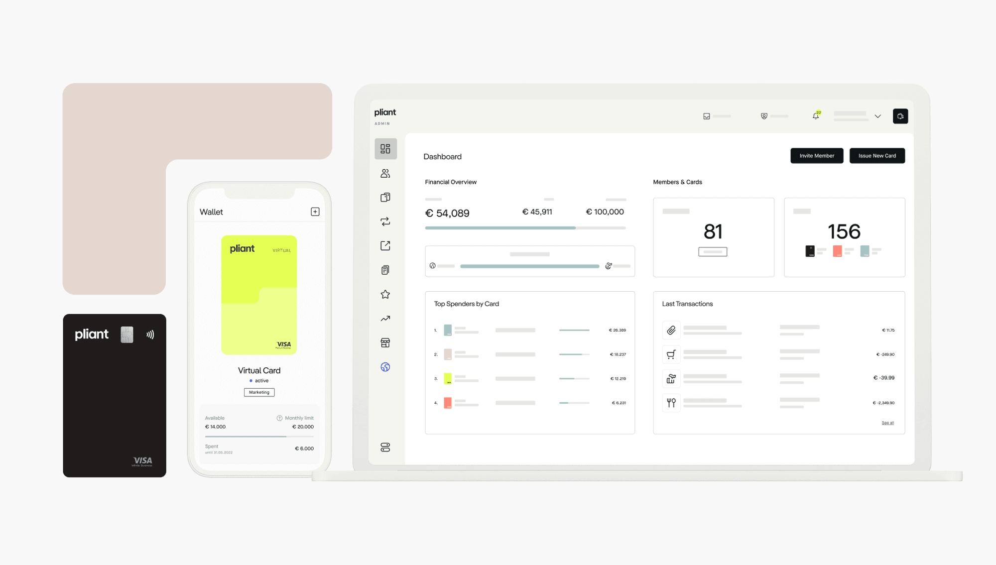 Pliant Dashboard