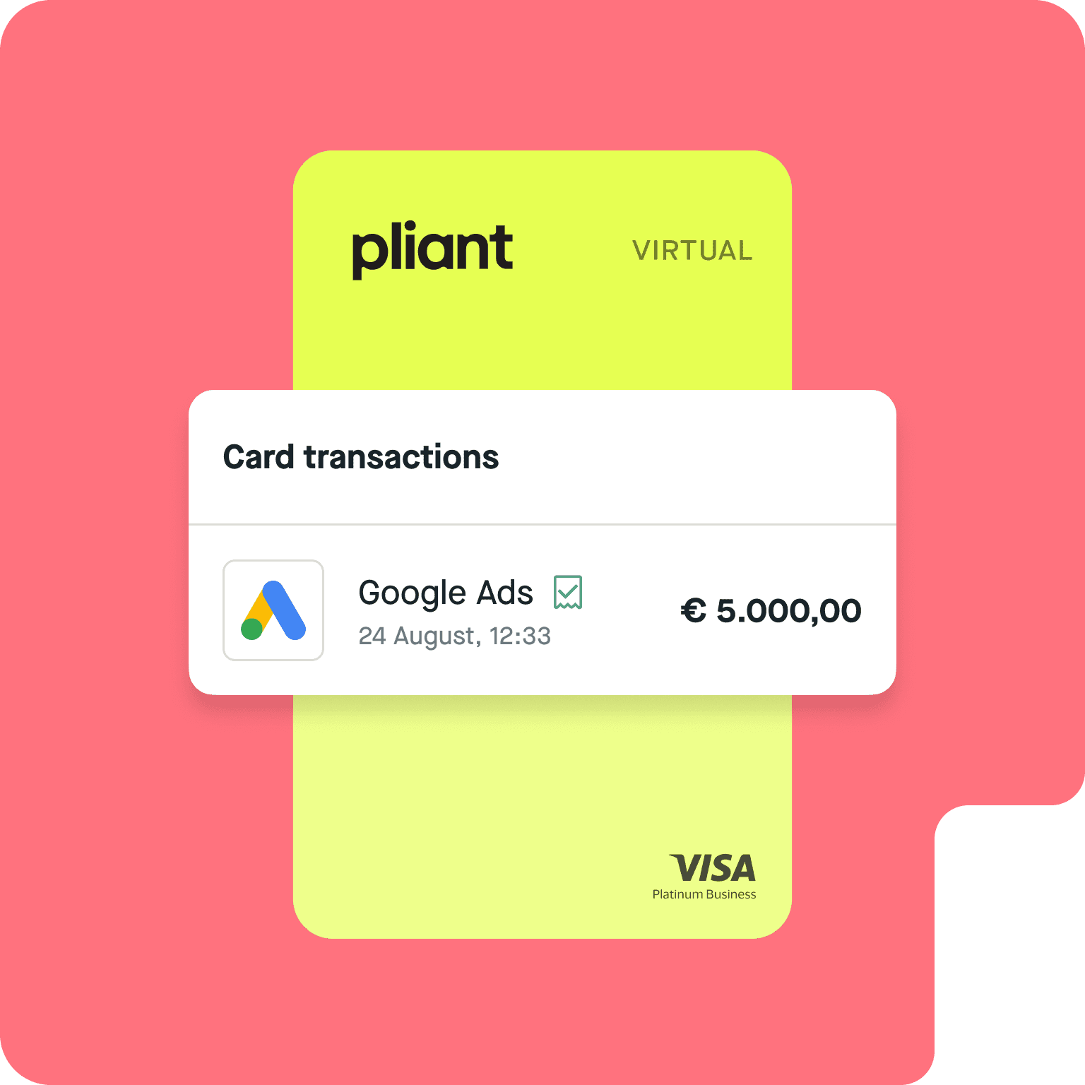 Pay for Google Ads with virtual credit cards