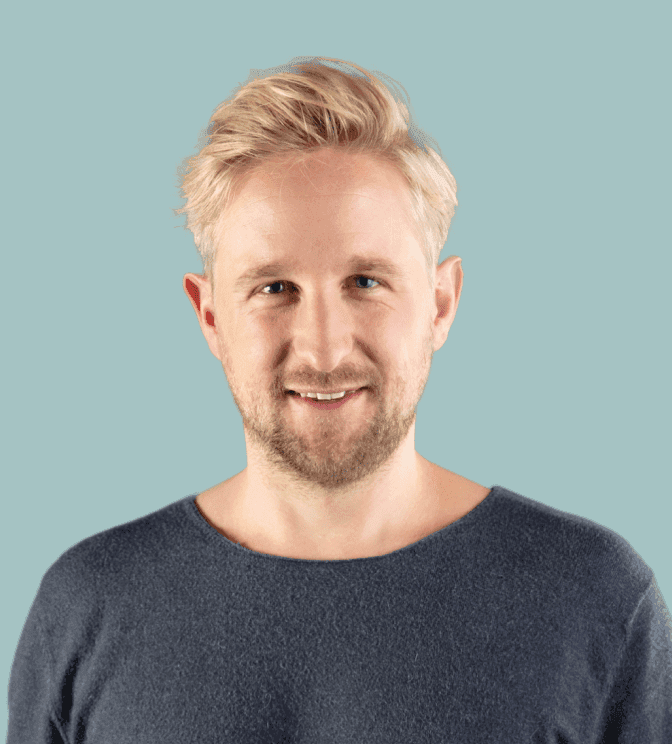 Sebastian Gruber portrait – Managing Director at Pliant