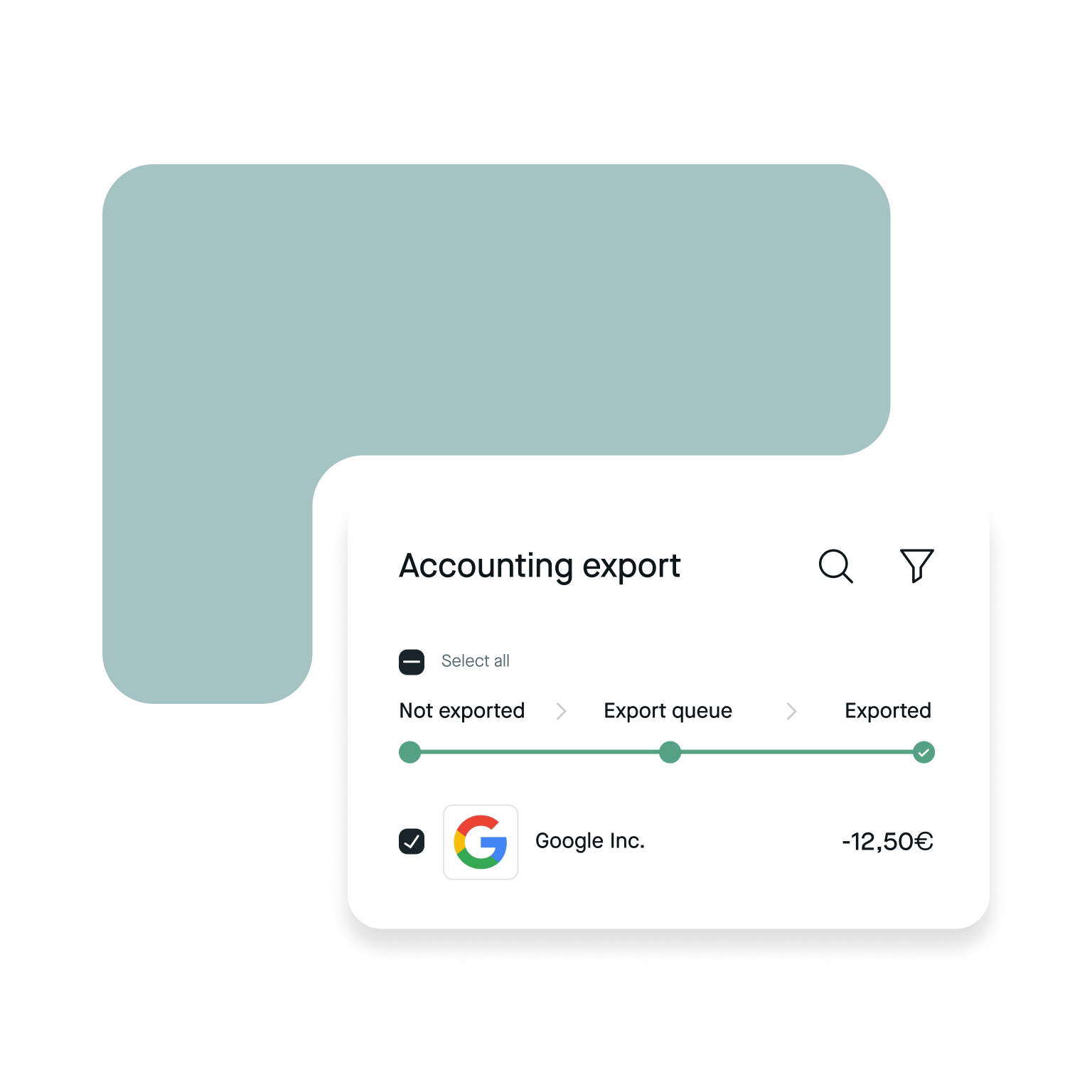 Pliant app exports accounting data