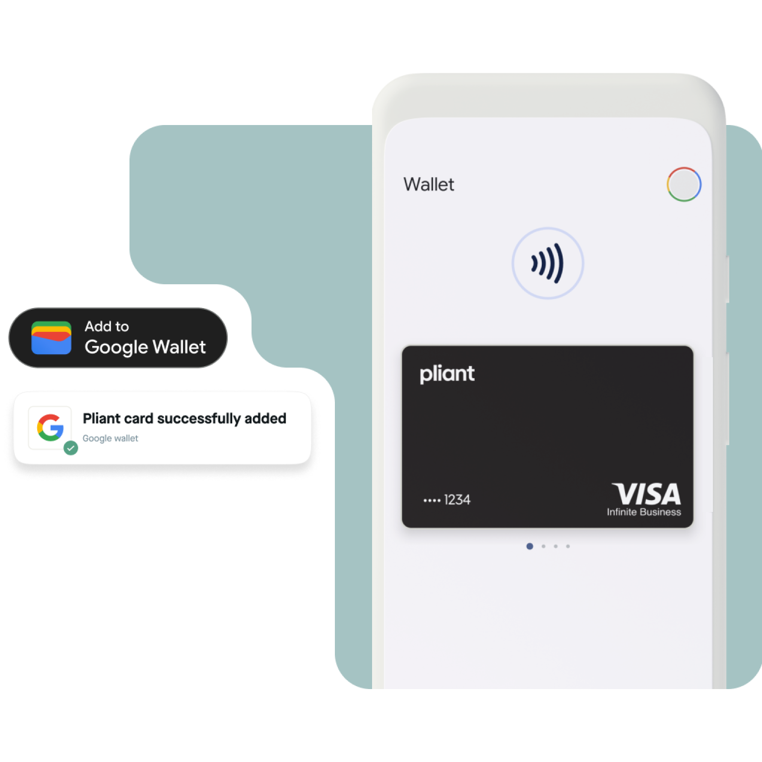 Use Pliant cards with Google Pay on mobile devices