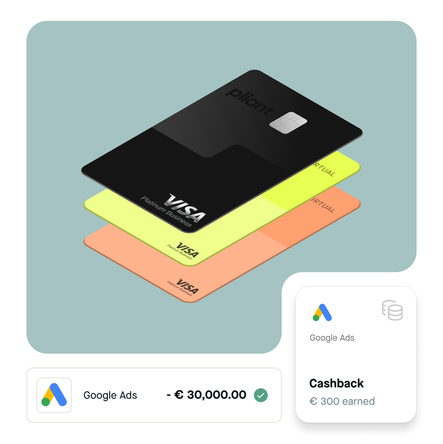 Pliant business credit cards