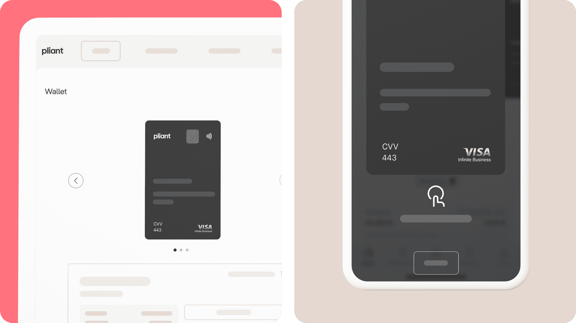 Den Sicherheitscode Ihrer Pliant Kreditkarte finden Sie in der Pliant App oder auf Ihrer Karte.