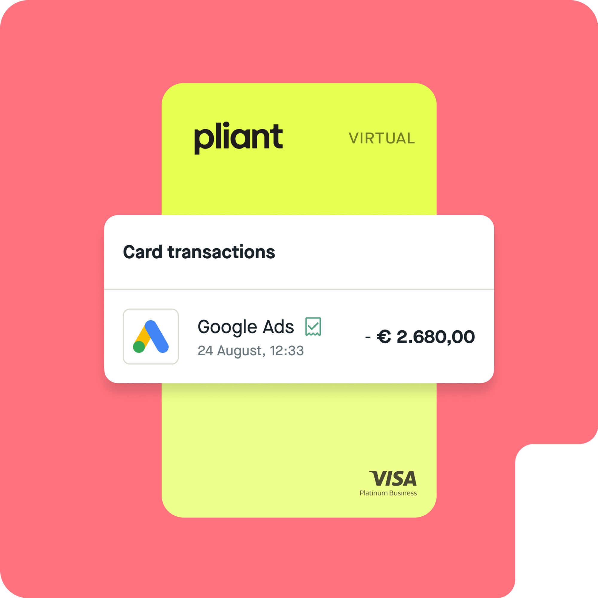 Pay for Google Ads with virtual credit cards