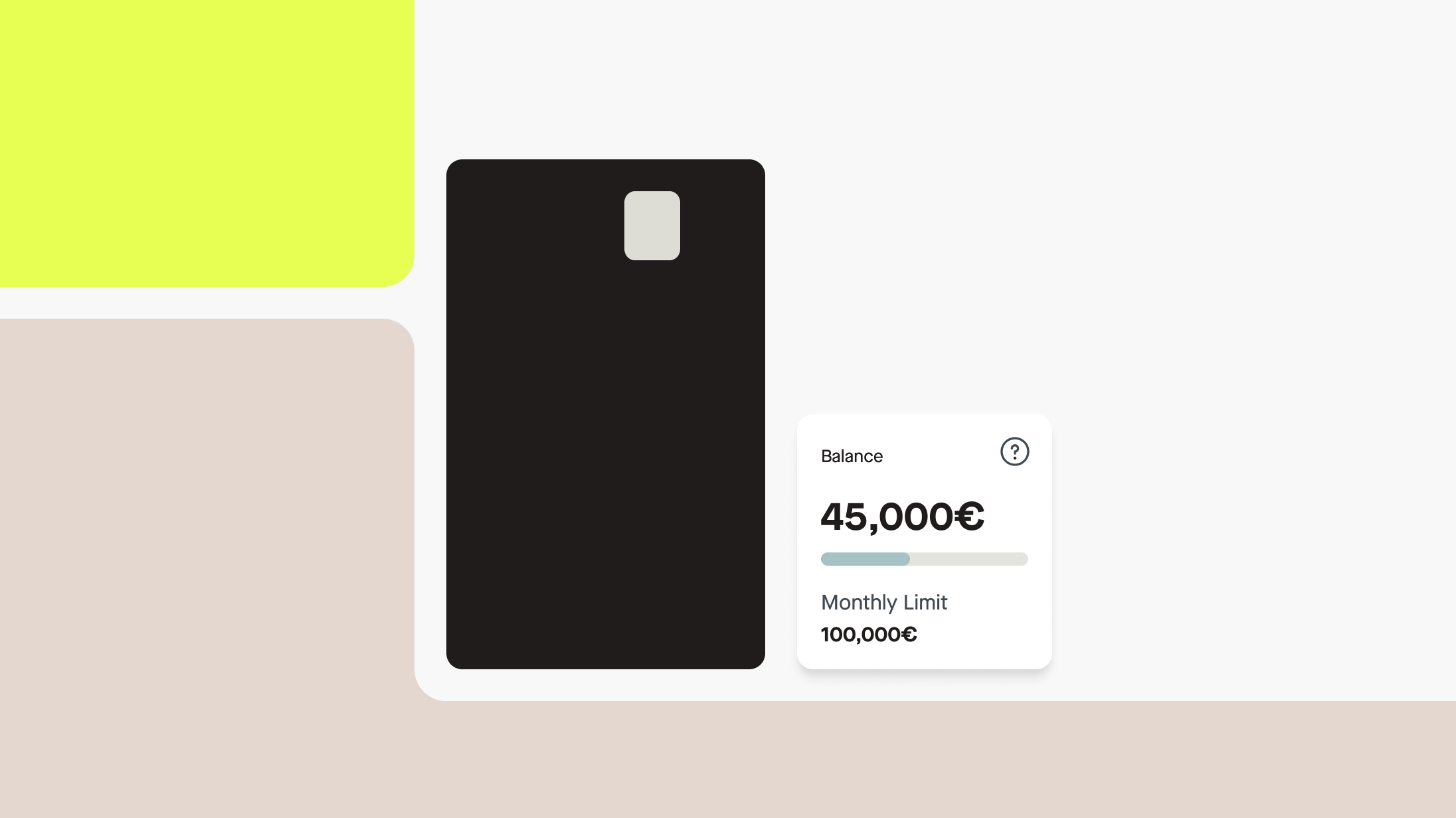 Musta luottokortti on premium-tason kortti, jossa on erilaisia lisämukavuuksia. Kuvassa musta kortti ja sen saldo.