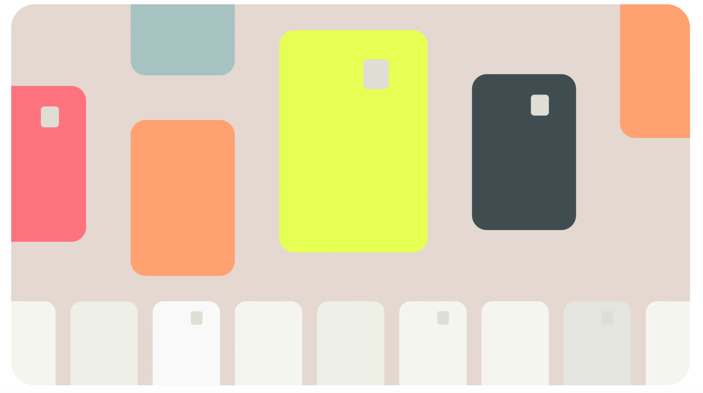 Quelles couleurs de cartes de crédit sont disponibles ?