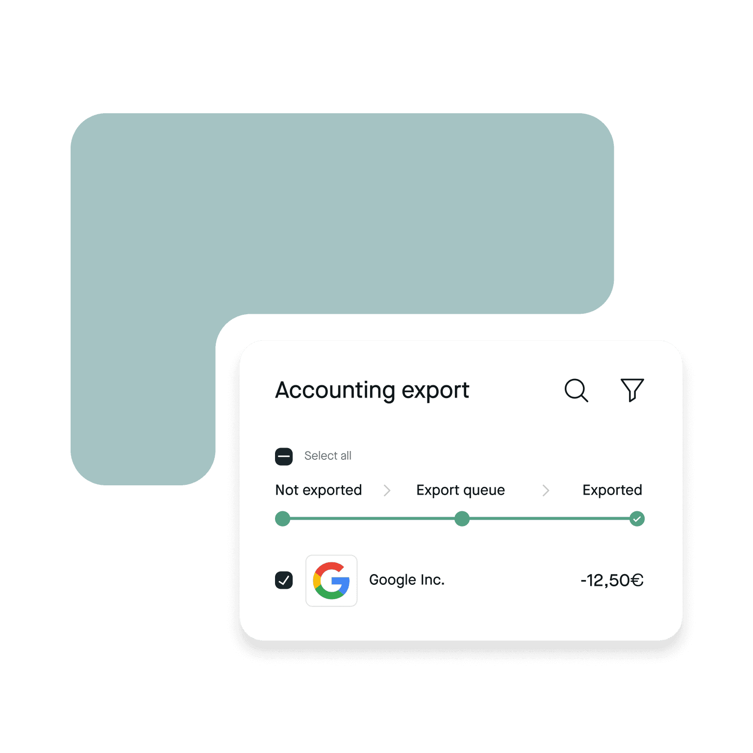 Pliant app exports accounting data