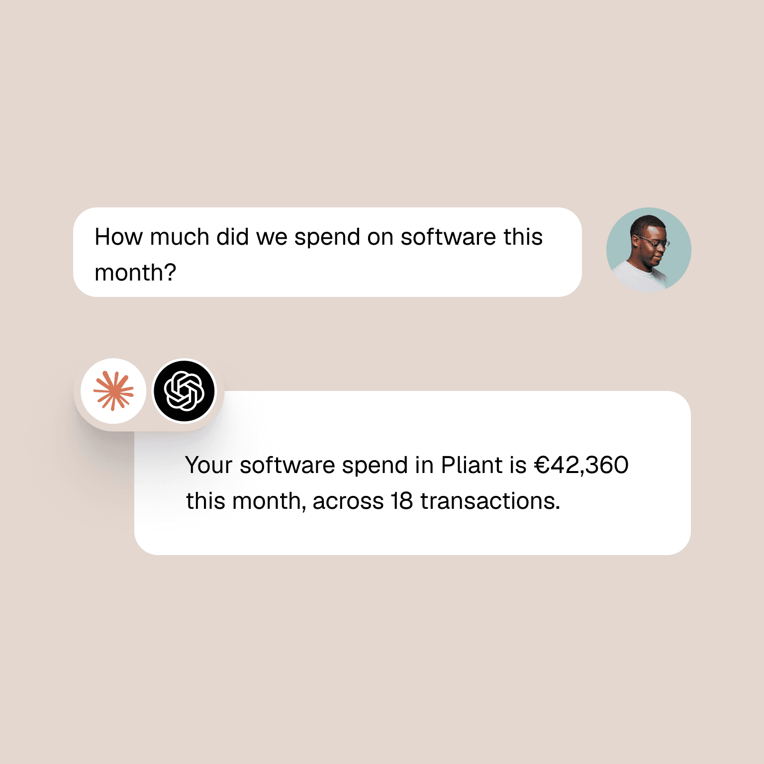 Pliant for agents chat conversation