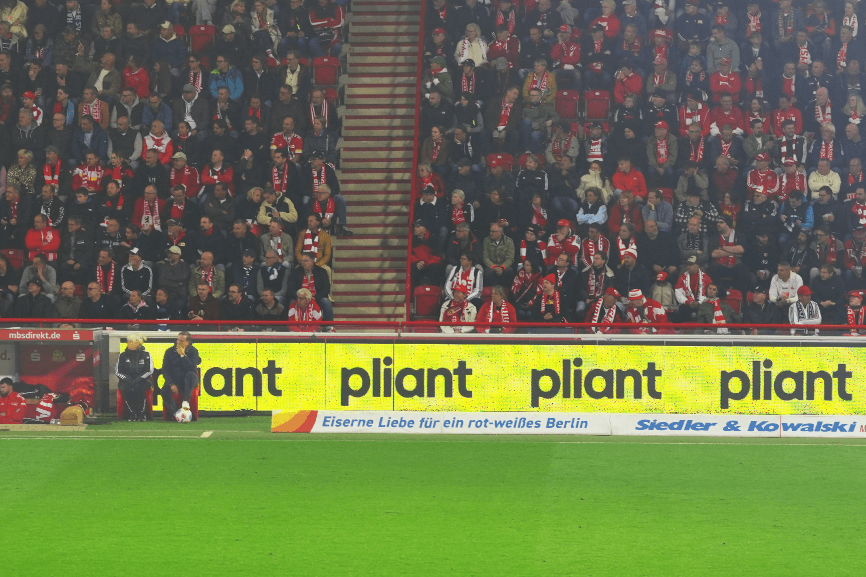 Pliant is Eiserner Sponsor des 1. FC Union Berlin