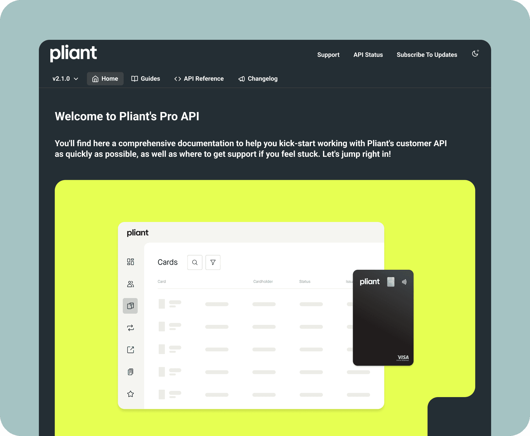 Pliant Pro API documentaion
