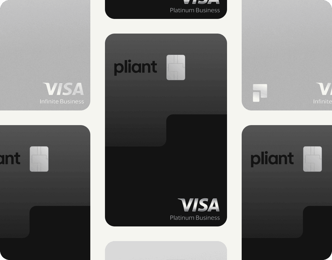 Pliant physical business credit cards