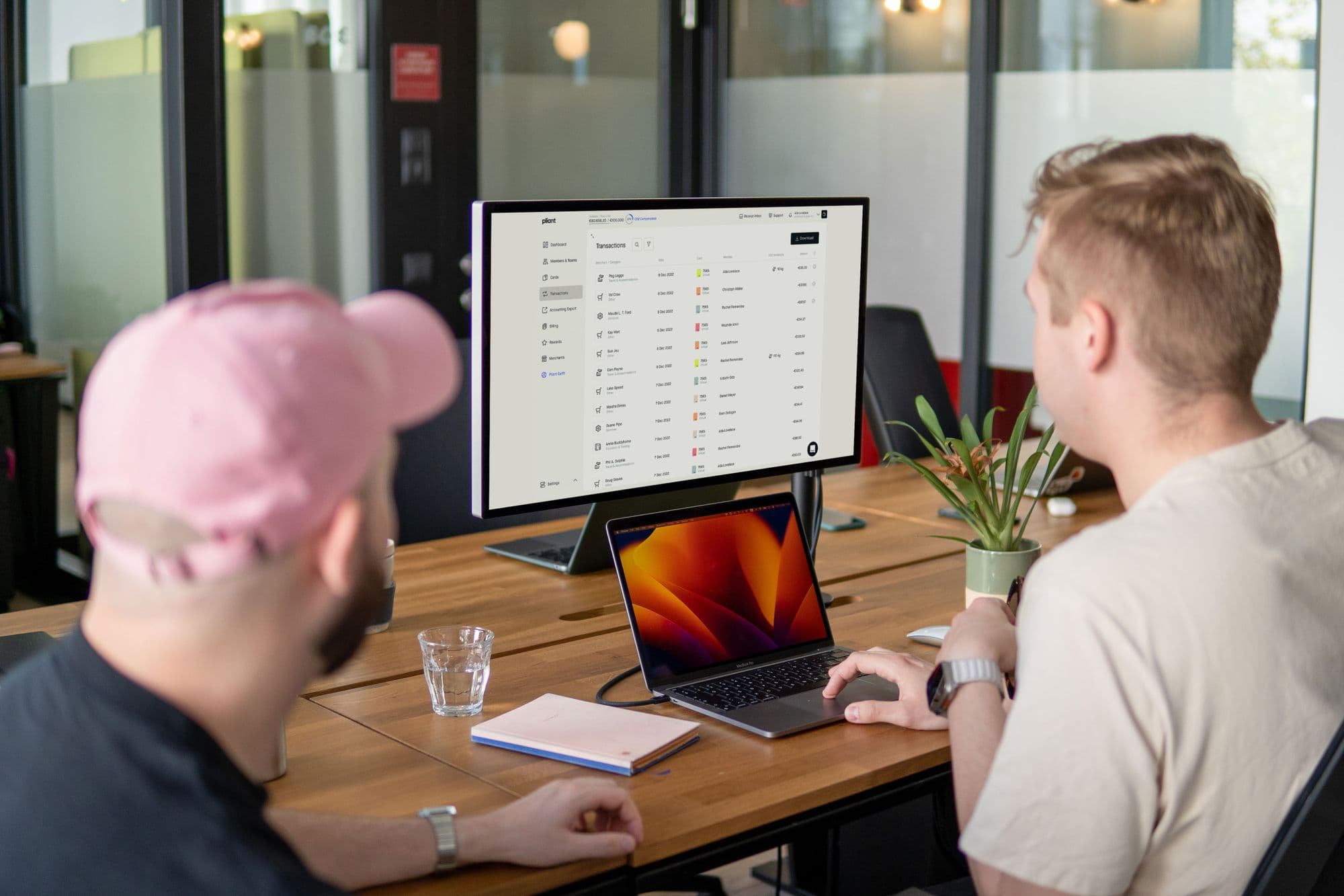 In der Pliant App sehen Sie alle Zahlungen in Echtzeit.