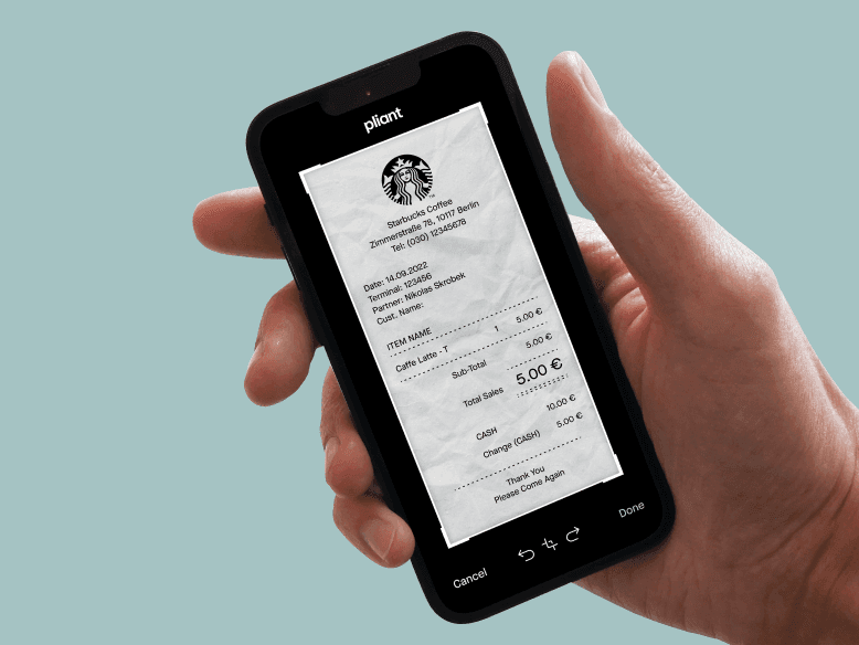 capture receipt data automatically with OCR scan